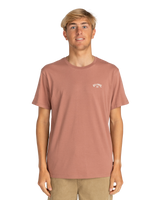 The Billabong Mens Arch T-Shirt in Rosewood