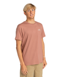 The Billabong Mens Arch T-Shirt in Rosewood