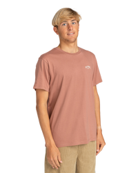 The Billabong Mens Arch T-Shirt in Rosewood