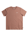 The Billabong Mens Arch T-Shirt in Rosewood