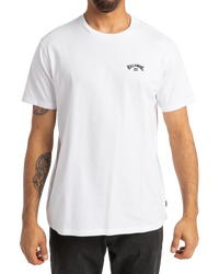 The Billabong Mens Arch T-Shirt in White