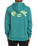 The Billabong Mens Arch Wave Hoodie in Teal