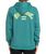 The Billabong Mens Arch Wave Hoodie in Teal