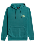 The Billabong Mens Arch Wave Hoodie in Teal