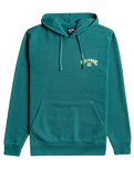 The Billabong Mens Arch Wave Hoodie in Teal