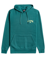 The Billabong Mens Arch Wave Hoodie in Teal