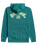 The Billabong Mens Arch Wave Hoodie in Teal