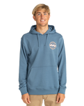 The Billabong Mens Foundation Hoodie in Vintage Indigo