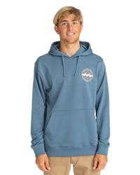 The Billabong Mens Foundation Hoodie in Vintage Indigo