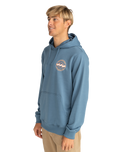 The Billabong Mens Foundation Hoodie in Vintage Indigo