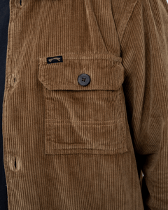 Wildwood Corduroy Overshirt in Otter