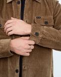 Wildwood Corduroy Overshirt in Otter