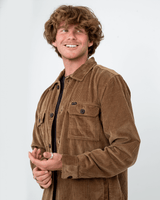 Wildwood Corduroy Overshirt in Otter