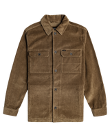 The Billabong Mens Wildwood Corduroy Overshirt in Otter