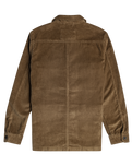 The Billabong Mens Wildwood Corduroy Overshirt in Otter