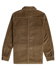 The Billabong Mens Wildwood Corduroy Overshirt in Otter