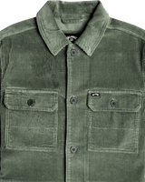 The Billabong Mens Wildwood Cord Shirt in Hunter