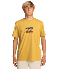 The Billabong Mens Team Wave T-Shirt in Gold