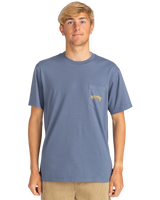 The Billabong Mens Stacked Arch T-Shirt in Slate Blue