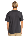 The Billabong Mens Stacked Arch T-Shirt in Washed Black