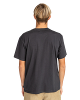 The Billabong Mens Stacked Arch T-Shirt in Washed Black