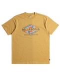 The Billabong Mens The Bay T-Shirt in Gold