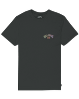 The Billabong Mens Newquay Arch T-Shirt in Washed Black