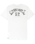 The Billabong Mens Cornwall Arch Custom T-Shirt in White