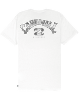 The Billabong Mens Cornwall Arch Custom T-Shirt in White