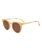 Ella Polarised Sunglasses in Pineapple & Brown