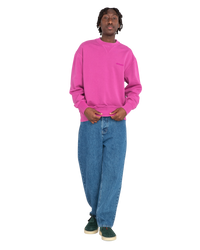 The Element Mens Cornell 3.0 Sweatshirt in Deep Orchid