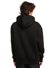 The Element Mens Rain Cornell Zip Hoodie in Flint Black