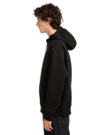 The Element Mens Rain Cornell Zip Hoodie in Flint Black