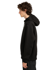 The Element Mens Rain Cornell Zip Hoodie in Flint Black