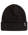 The Element Mens Dusk Low Beanie in Flint Black