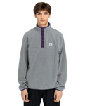 The Element Mens Abenaki Fleece in Stone Heather