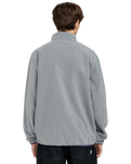 The Element Mens Abenaki Fleece in Stone Heather