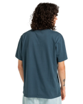 The Element Mens Basic Pocket Pigment T-Shirt in Midnight Navy