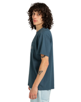 The Element Mens Basic Pocket Pigment T-Shirt in Midnight Navy