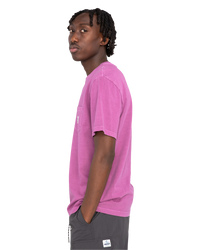 The Element Mens Basic Pocket T-Shirt in Deep Orchid