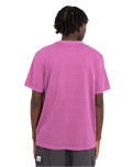 The Element Mens Basic Pocket T-Shirt in Deep Orchid