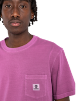 The Element Mens Basic Pocket T-Shirt in Deep Orchid