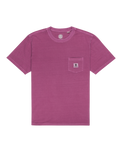 The Element Mens Basic Pocket T-Shirt in Deep Orchid