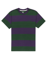 The Element Mens Crail 3.0 Stripe T-Shirt in Grape