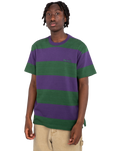 The Element Mens Crail 3.0 Stripe T-Shirt in Grape