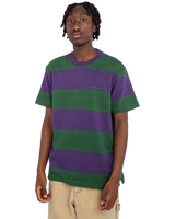 The Element Mens Crail 3.0 Stripe T-Shirt in Grape