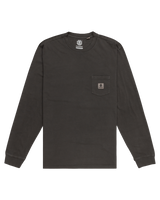 The Element Mens Basic Pocket T-Shirt in Off Black