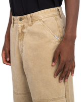 The Element Mens Carpenter Canvas Trousers in Khaki