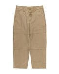 The Element Mens Carpenter Canvas Trousers in Khaki