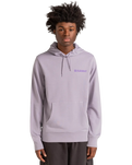 The Element Mens Blazin Chest Hoodie in Lavender Grey